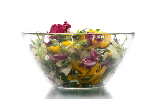 Salade met rucola en peper — Stockfoto