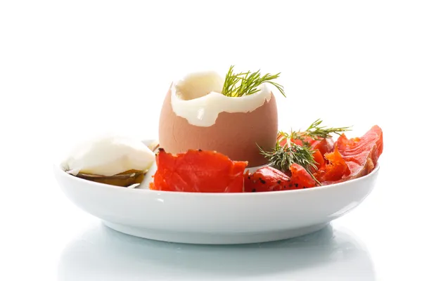 Boiled egg — Stock Photo, Image