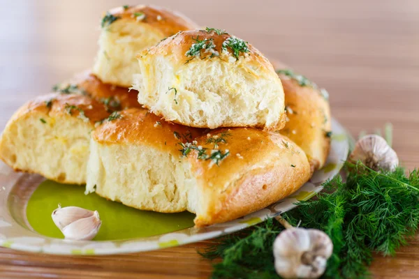 Garlic buns — Stock Photo, Image