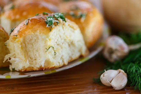 Vitlök bullar — Stockfoto