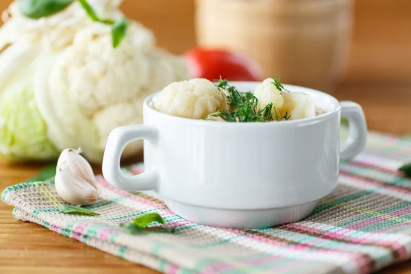 Zuppa di cavolfiore — Foto Stock