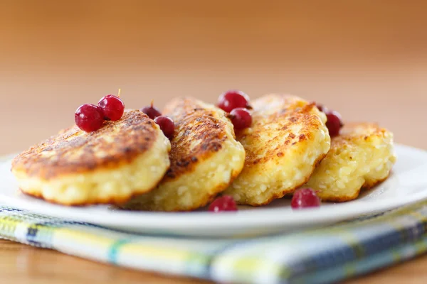 Tartas de queso cuajada — Foto de Stock