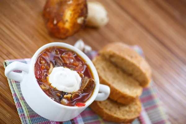 Soup with mushrooms — Stock Image Soup with mushrooms Royalty Free Stock Images