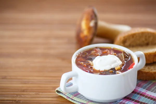 Soup with mushrooms — Stock Image Soup with mushrooms Stock Image