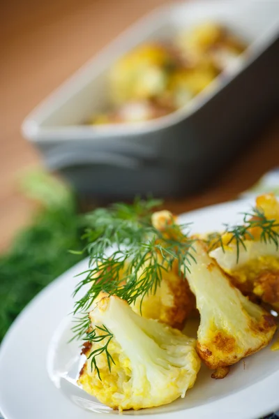 Fried cauliflower — Stock Photo, Image