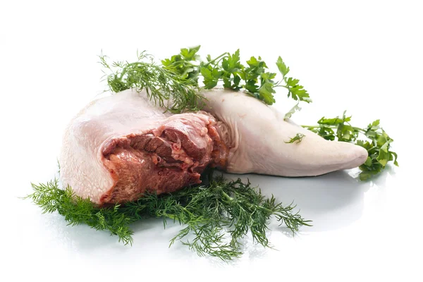 Język surowej wołowiny — Zdjęcie stockowe