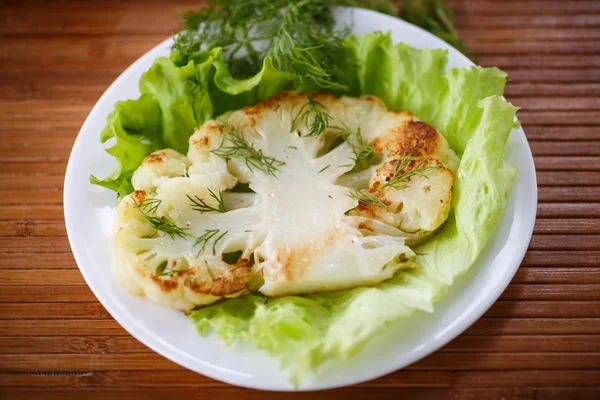 Fried cauliflower — Stock Photo, Image