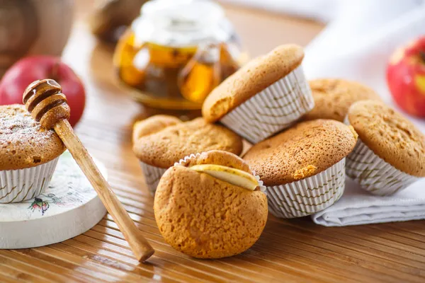 Honig-Muffins — Stockfoto