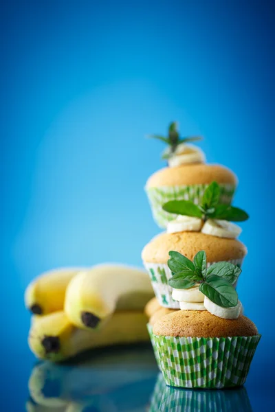 Muffins de plátano —  Fotos de Stock