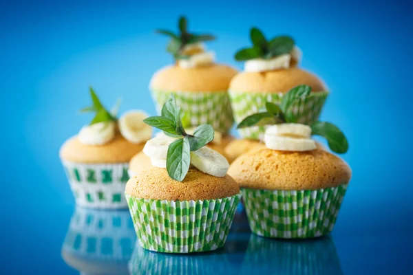 Banana muffins — Stock Photo, Image