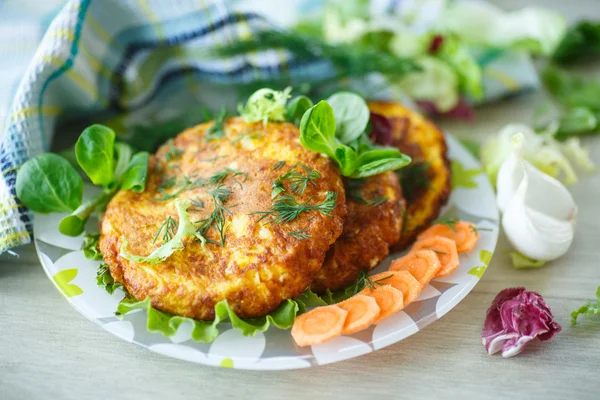 Carrot fritters Royalty Free Stock Photos