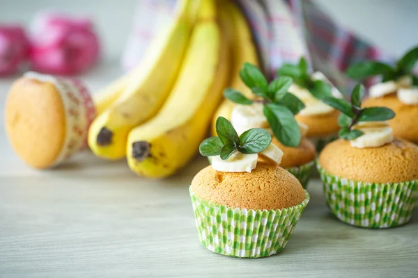 Muffins de plátano — Foto de Stock