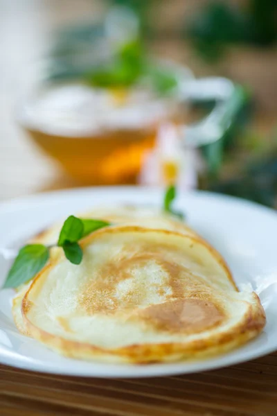 Sweet delicious pancakes — Stock Photo, Image