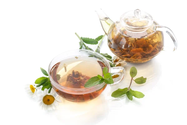 Tea of chamomile flowers — Stock Photo, Image