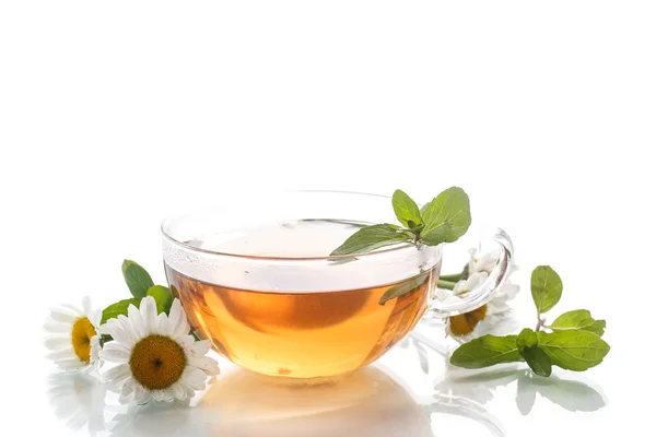 Tea of chamomile flowers — Stock Photo, Image