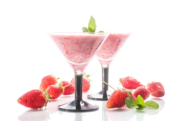 Smoothie de morango — Fotografia de Stock