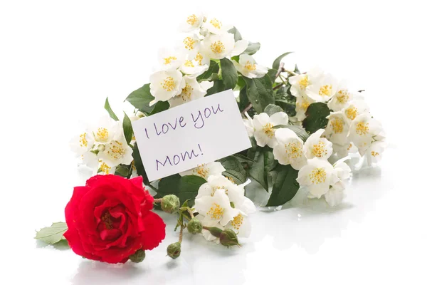 Bouquet di rose e gelsomino — Foto Stock