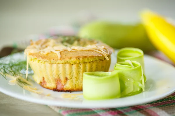 Muffin di zucchine — Foto Stock