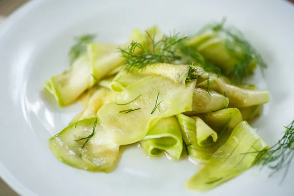 Marinated zucchini — Stock Photo, Image