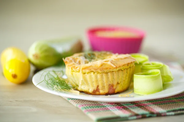 Zucchini muffins — Stock Photo, Image