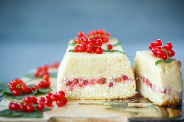 Cottage cheese casserole — Stock Photo, Image