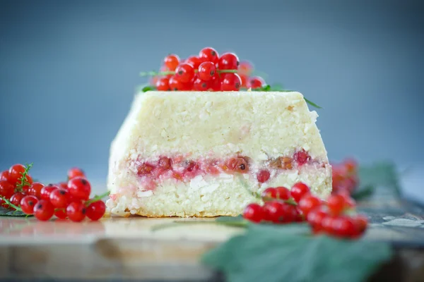 Cottage cheese casserole — Stock Photo, Image