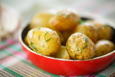 Yeni kavrulmuş patates