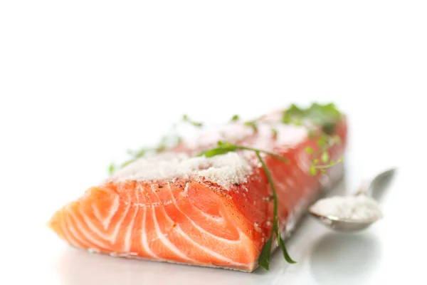 Salted salmon — Stock Photo, Image