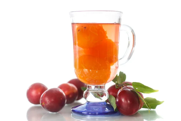 Plum compote — Stock Photo, Image