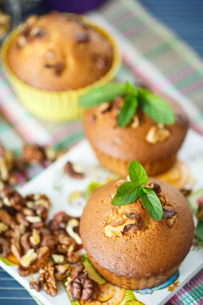 Muffins de nuez — Foto de Stock