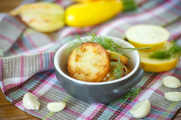 Gebakken courgette — Stockfoto