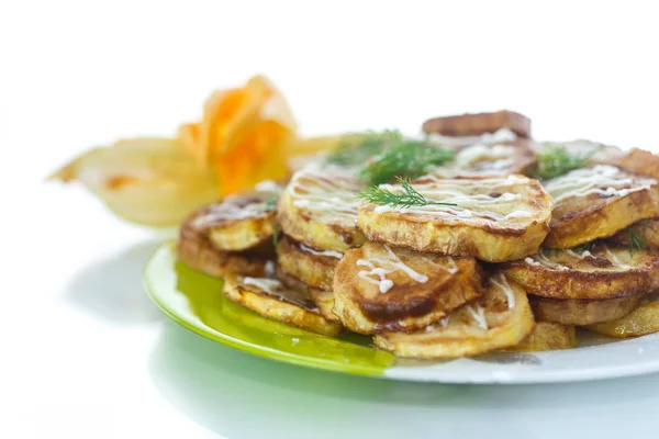 Zucchine fritte — Foto Stock