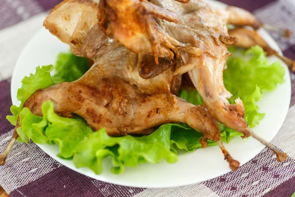 Roasted quail — Stock Photo, Image