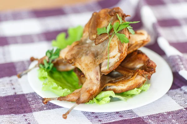 Roasted quail — Stock Photo, Image