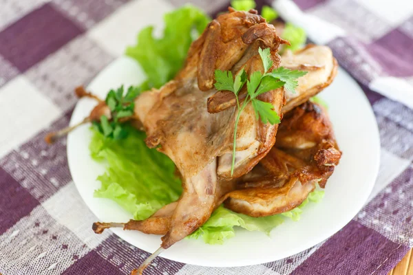 Roasted quail — Stock Photo, Image