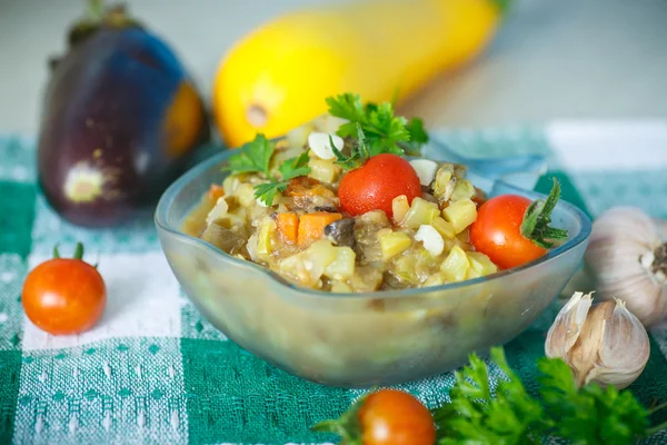 Eggplant ragout — Stock Photo, Image