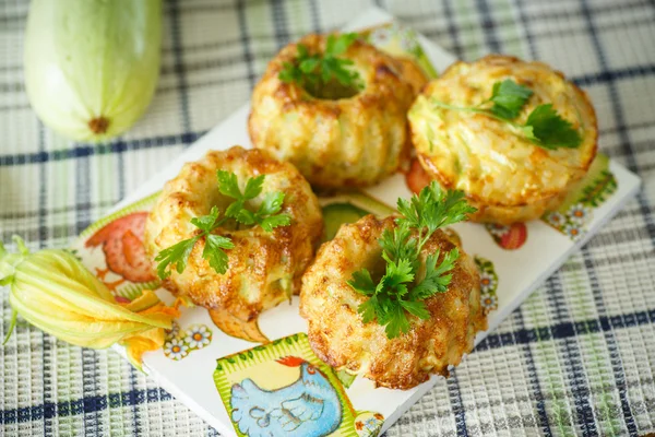 Zucchini muffins — Stock Photo, Image