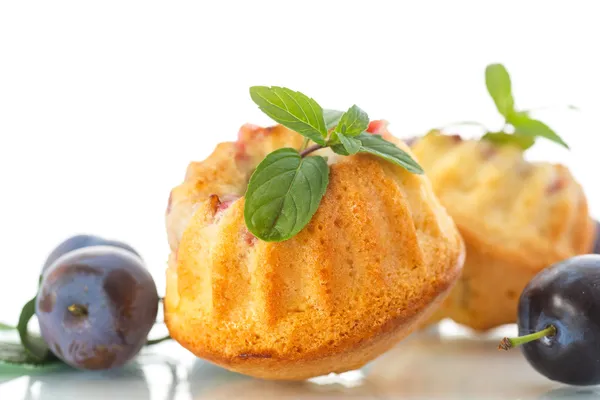 Muffins de ameixa — Fotografia de Stock