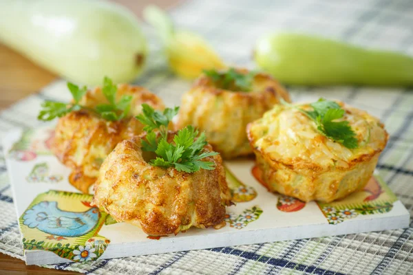 Zucchini muffins — Stock Photo, Image