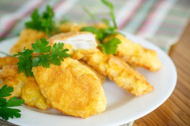 hamuru kızarmış tavuk