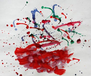 soyut el çizimi suluboya arkaplan, raster çizimi