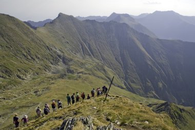 tekking üzerinde Karpatlar, Romanya