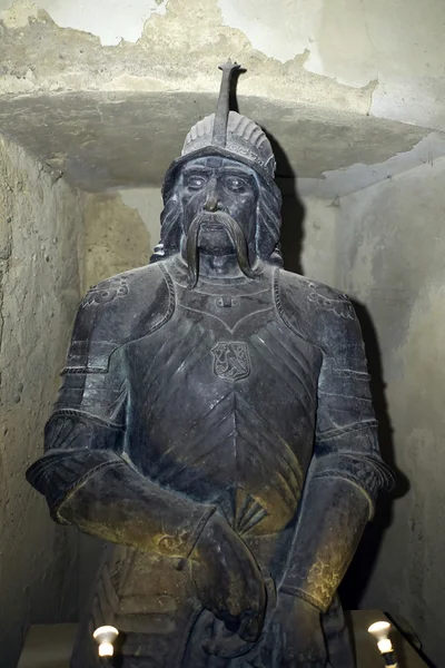 Bust at old castle — Stock Photo, Image