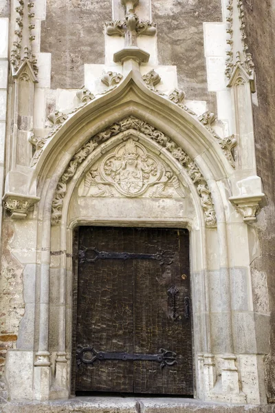 Porta - castelo na Roménia — Fotografia de Stock