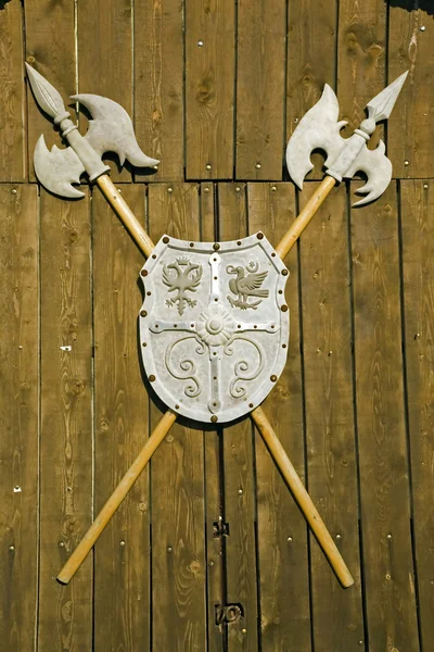 Halberd medieval romeno — Fotografia de Stock