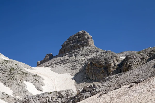 La vetta più alta delle Alpi albanesi — Foto Stock