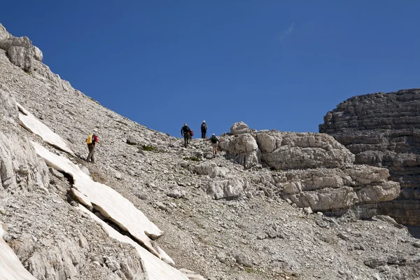 O pico mais alto nos Alpes Albaneses — Fotografia de Stock