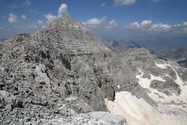 O pico mais alto nos Alpes Albaneses — Fotografia de Stock