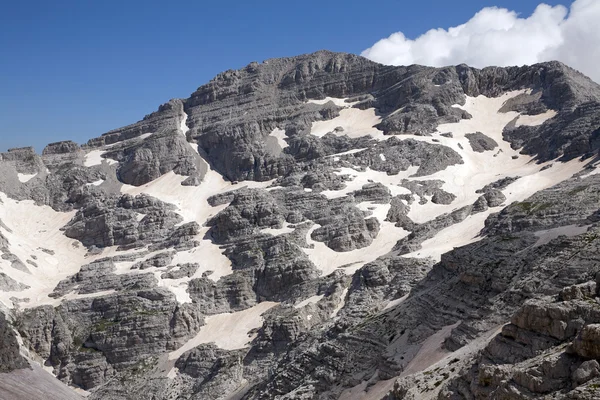 Der höchste Gipfel der albanischen Alpen — Stockfoto