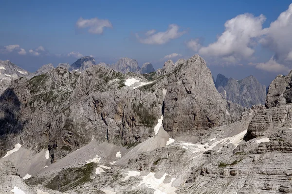 La vetta più alta delle Alpi albanesi — Foto Stock